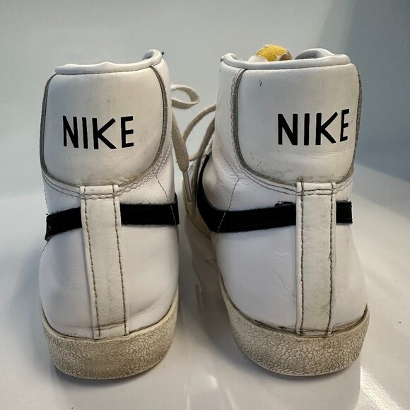 Nike Blazer Mid 77 White High Top Shoes Tennis Athletic - Picture 5 of 6
